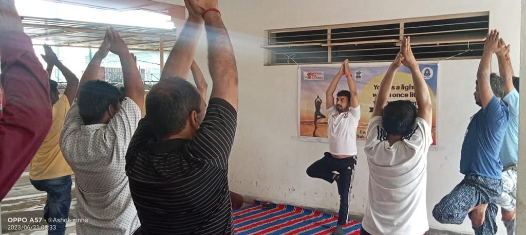 Yoga Day Celebration 2023 at CGST Jamshedpur